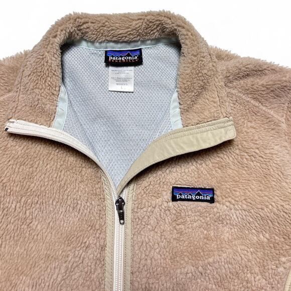 Patagonia Fall ‘07 Retro X Oatmeal Fleece Zip Sweater Jacket Womens Large - Picture 4 of 8